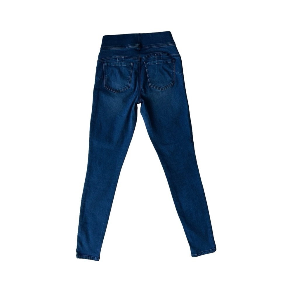RICKI'S BLUE DENIM STYLE STRETCHY SKINNY LEGGINGS WOMENS SIZE XS - Picture 2 of 16